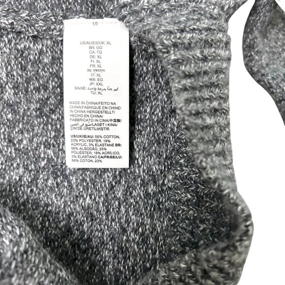 Amazon Essentials Men's Size XL Long Sleeve 1/4 Zip Mock Neck Sweater Charcoal - Picture 5 of 7